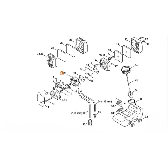 STIHL  Gaźnik 4137/22 4137 120 0622